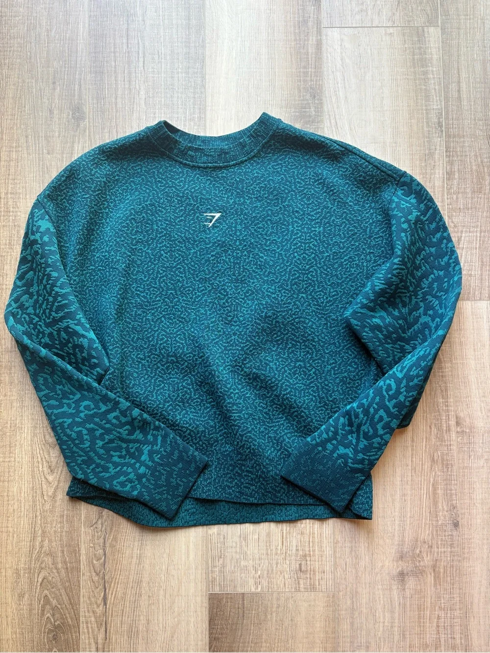 Gymshark Adapt | Teal Crewneck Sweater | Size Small